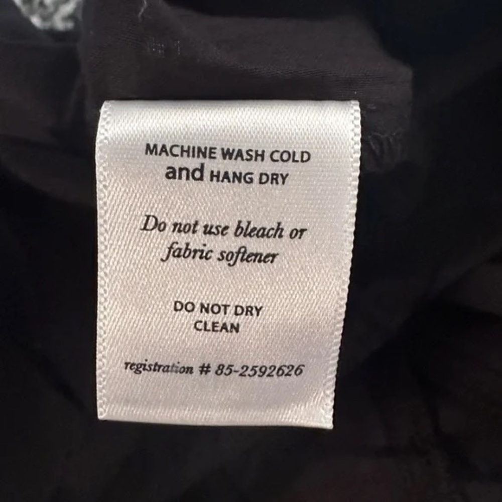 CRISTIN COOPER Garden Dress sz M - black NEW - Picture 8 of 11